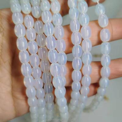 China Oval Crystal 6x8mm Barrel Beads, Buddha Beads, Loose Opal Beads For DIY Jewelry Making for sale