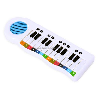 China Mini Toy Custom Battery Operated Musical Plastic Musical Piano Instrument Toys for sale