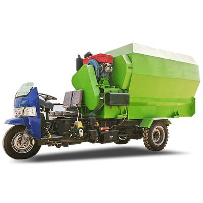 China TOMORROW Truck-mounted Mixer Farm Automatic All-in-One Mixer Spreader Diesel Type Spreader for sale