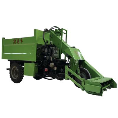 China Saving Livestock Cost Cattle Manure Collection Truck For Small Farms Automatic Loading And Unloading Cattle Farm Fecal Suction Truck for sale