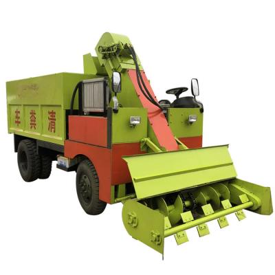 China Cultivate is clean large scale fertilizer shovel truck for breeding full automatic farm fertilizer collection truck for livestock farm for sale