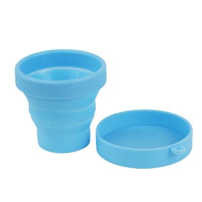 China Lady Period Silicone Soft Female Folding Female Reusable Women Menstrual Period Cup Menstrual Sterilizer for sale