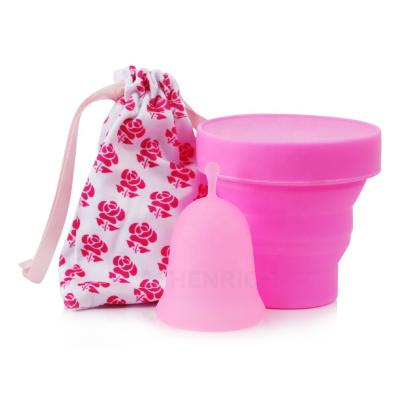 China Fast Shipping Female Menstrual Period Silicone Medical Feminine Hygiene Cup Menstrual Sterilizer for sale