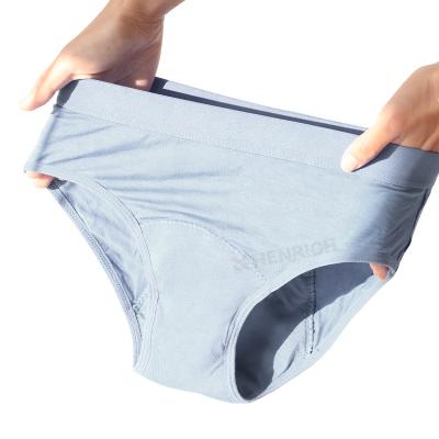 China Vaginal Tightening Hot Plus Size Underwear Women Cotton Manufacturer Menstrual Period Panties 4 Layer Leak Proof Pants for sale