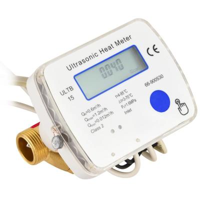 China M-BUS ULTB-15-40 Brass Ultrasonic Heat Meter for sale