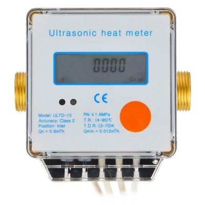 China M-BUS ULTD-15-20 Brass Portable Ultrasonic Heat Meter for sale