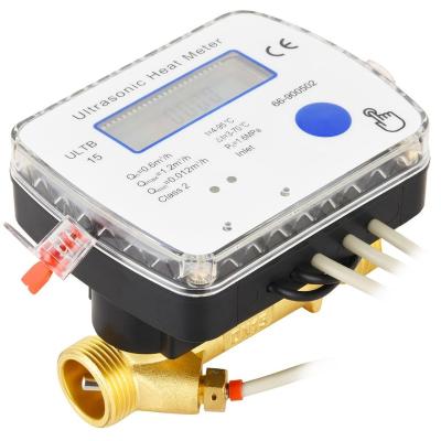 China Brass Ultrasonic Heat Meter MBUS ULTA-15-40 Size DN15 To DN40 for sale