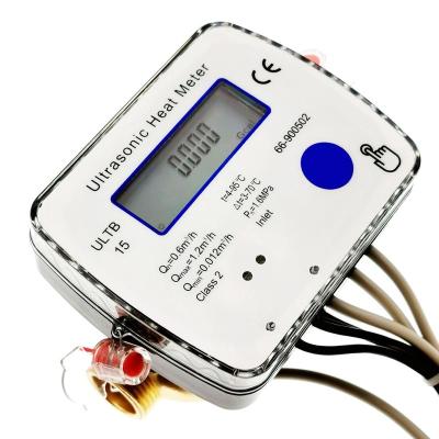 China RS485 Brass Ultrasonic Handheld Heat Meter DN15 to DN40 for sale