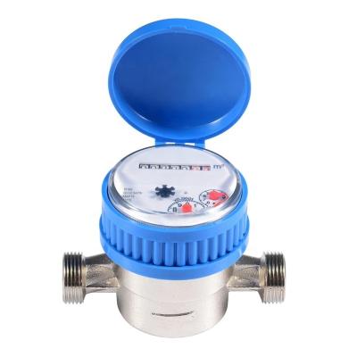 China Brass Class C R160 Single Body Jet Brass Water Meter for sale