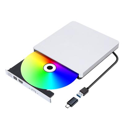 China PORTABLE External CD DVD Drive USB 3.0 , CD DVD +/-RW Portable Drive DVD / Slim CD ROM Rewriter Burner Writer for sale