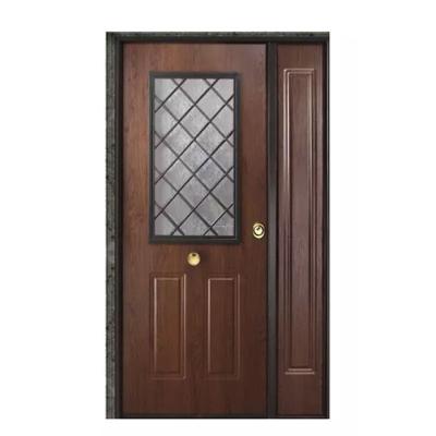 China Modern wholesale exterior door design modern exterior door design double leaf porcelain china anti theft homes door mdf board for sale