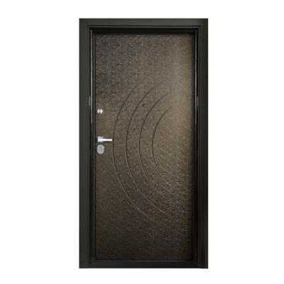 China Manufacture Modern Professional Exterior Glass Leaf Porcelain Steel Double Doors For Sale Italian Homes Door for sale