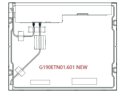 China 19 inch High Nit Monitor 1280×1024 SXGA 1600cd/M2 Lcd Panel G190ETN01.601 Te koop