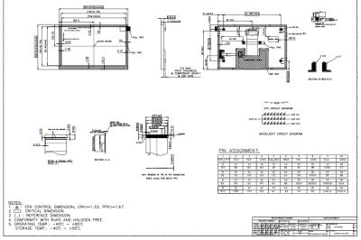 China 7 inch High Brightness Monitors 800×480 -40 ~ 85 °C 1000Cd/M2 Flexibel lcd-paneel Te koop