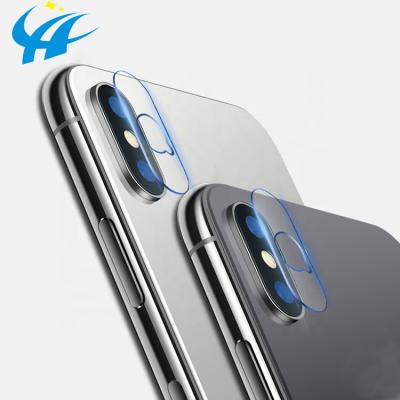 China Fanshion Wholesale Clear 0.3mm Phone Camera Lens Tempered Glass Screen Protector For iPhone Series for sale