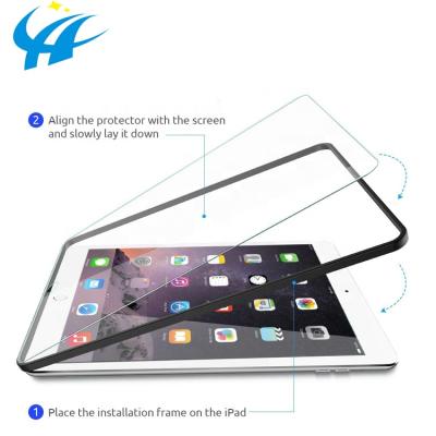 China 9H Anti-scratch Tablet Accessories Shockproof Tempered Glass Film For iPad 9.7 Screen Protector for sale