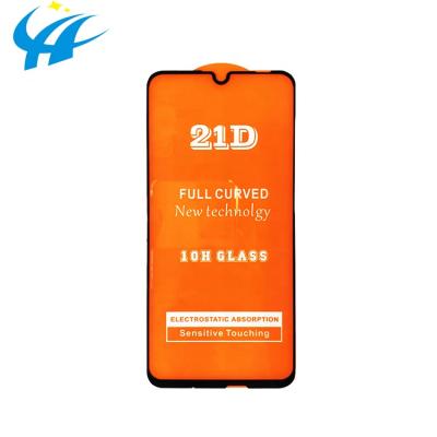 China Hot Selling High Quality 250ab Anti Glue Broken 21D 10H Curved Tempered Glass Screen Protector Film For Xiaomi REDMINOTE7S for sale