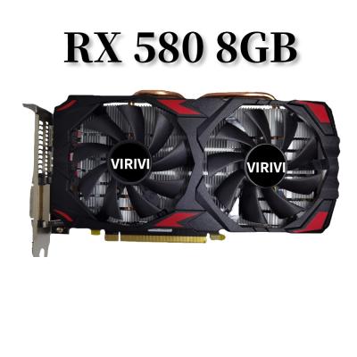 China RX 580 8GB 256Bit 2048SP GDDR5 Video Card Desktop Graphics Cards For AMD Radeon RX 580 Series VGA Cards RX580 8g DisplayPort for sale