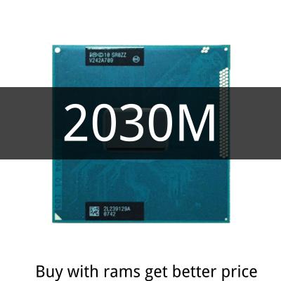 China LAPTOP Pentium 2030M Processor 2030M SR0ZZ 2.5GHz Dual Core Double-thread CPU 2M Socket 35W G2/rPGA988B for sale