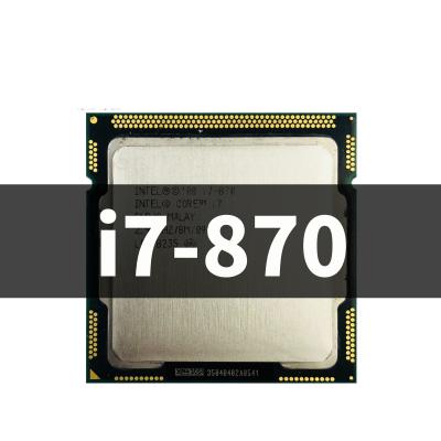 China Desktop Core i7-870 i7 870 2.9 GHz 8M 95W LGA 1156 Quad-core CPU Processor for sale