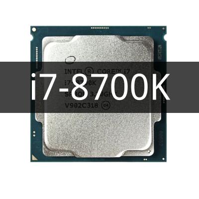 China SR3QR Desktop Core i7-8700K i7 8700K 3.7 GHz 12M 95W Six-Core Twelve-Thread CPU Processor LGA 1151 for sale