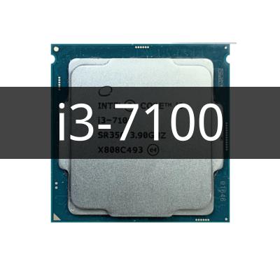 China SR35C CPU i3-7100 3.9 Gigahertz Dual Core Quad-Thread CPU Desktop Desktop Processor 3M 51W LGA 1151 for sale