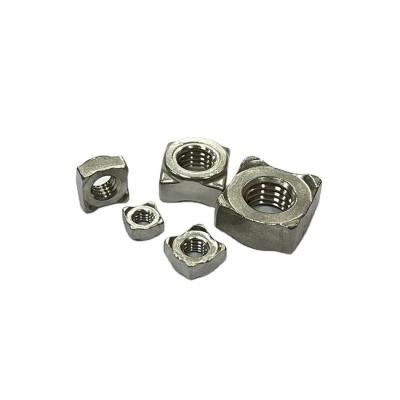 China Heavy Industry M6-m12 Carbon Steel Square Step Weld Nut With Square Nut For Seat Auto Parts for sale