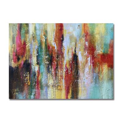 China Abstract Home Decor Hand Painting Wall Art Canvas Gold Abstract Picture Frame for sale