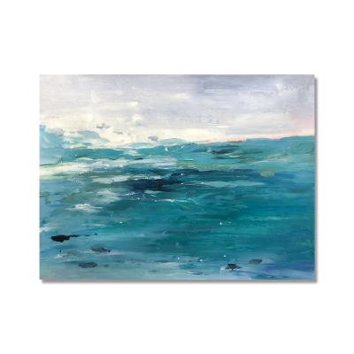 China Modern Abstract New Products Wall Decor Landscape Seascape Oil Painting For Dining Room for sale