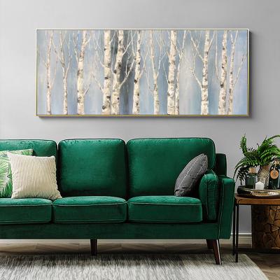 China Modern Handmade Paintings Abstract Cheap Landscape Canvas Wall Art For Home Decoration for sale