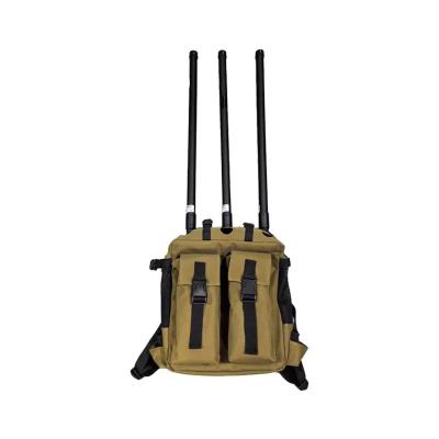 China 220V Drone Detection Equipment Backpack UAV Defense 4 Band 1.5KM for sale