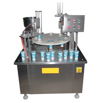 China Automatic Food Ice Cream Filling And Capping Machine Yogurt Filling Machine for sale