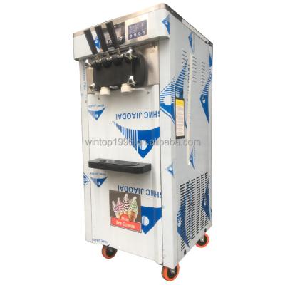 China Commercial factory rainbow ice cream snack machine rainbow sauce soft gelato machine italian jam ice cream machine for sale