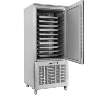 China Hotel Factory Supply Commercial Stainless Steel Blast Freezer CE ETL 15 Super Quick Freezer Trays Blast Refrigerator Shock Freezer for sale