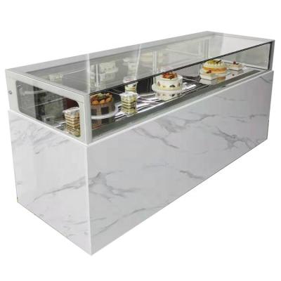 China Supermarket 1.5m drawer type chocolate display cabinet candy display fridge frozen dessert refrigerator for sale