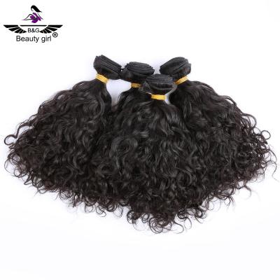 China No shedding factory supply direct cuticle aligned natural raw virgin curly hair extensions black hair bundles for sale