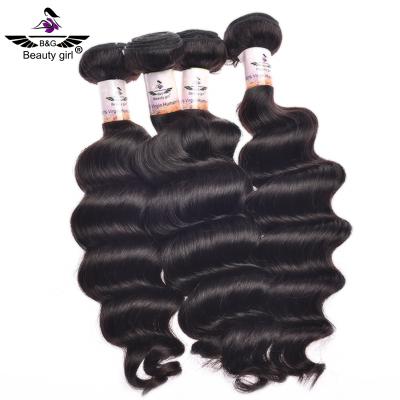 China No shedding price 8a girl beauty real cheap brazilian hair grade hair bundles 100% long water wave hair 30 inch for sale