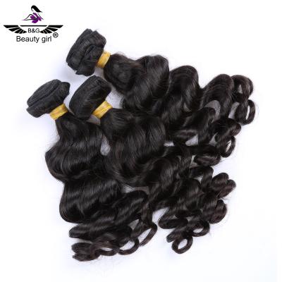 China Virgin Water Wave None Brazilian Hair Bundles Natural Color Shedding Wet And Wavy Weave Unprocessed for sale