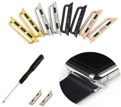 China 316L Stainless Steel Watch Accessories Watch Strap Connector For Apple Watch Band Adapter Strap Connector CL32666 for sale