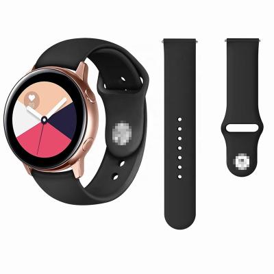 China With Buckle 20mm 22mm Huawei Watch GT 2 Strap 2e For Samsung Speed ​​S3 S2 Silicone Strap Correa Galaxy Watch 3 42mm Active Band 2 46mm for sale