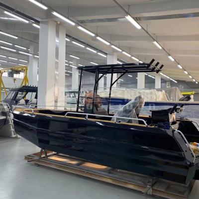 China New 6m 20ft V Center Hull Aluminum Console Boat Aluminum Fishing Boat For Sale for sale