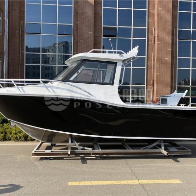 China Tuna Fishing V Profisher Aluminum Bottom Boat 6.25m Aluminum Boats Luxury Yacht for sale