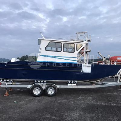 China Commercial Transport Aluminum Boat 26ft 7.9m V Bottom Boat Aluminum Landing Craft for sale