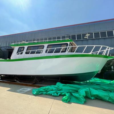 China New Lifestyle 11.6m 38ft Entertainment Aluminum Boat Aluminum Fishing Boats Luxury Yacht for sale