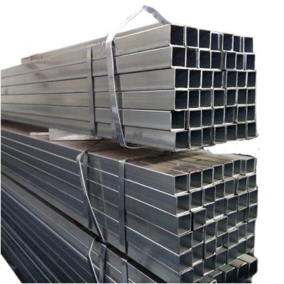 China Liquid Pipe Hot Dipped Cavity ERW Galvanized Square And Rectangular Steel Pipes And Tubes Of Porcelain for sale