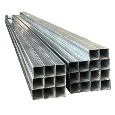 China Liquid Pipe Tianjin Factory Metal Pipe SHS RHS ERW Pipe Galvanized Square Hollow Rectangular Carbon Welded Steel Pipe for sale