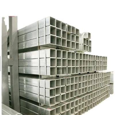 China High Quality Hot Dipped Galvanized Liquid Pipe Square RHS Steel Tube For Construction Wholesale Price Tube Assembly for sale