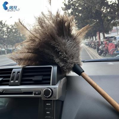 China Durable Good Quality Factory Price Environmentally Friendly Household Ostrich Feather Soft Reusable Duster for sale