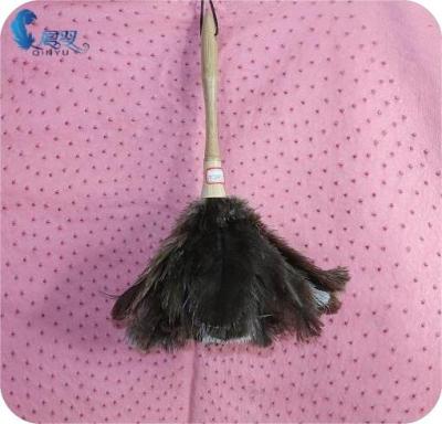 China Factory hot sale new style ostrich feather duster bamboo handle workable with overall 34cm for ceiling fans cleaning computer for sale