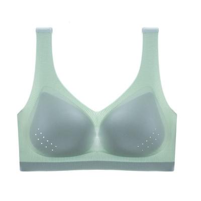 China High Quality Anti-UV Underwear Bras For Women Plus Size Seamless Bra Comfort Cooling Gathers Shockproof Protection for sale